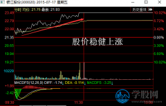 壹配资网门户丨分时图稳健放量上涨